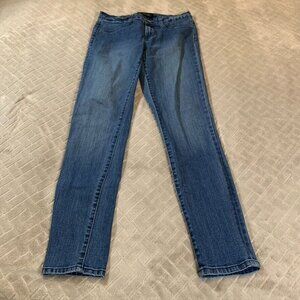 Calvin Klein Womens 6 Denim Jeans Blue Skinny Low Rise Medium Wash Stretch